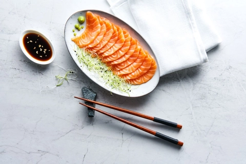 Sashimis de saumon