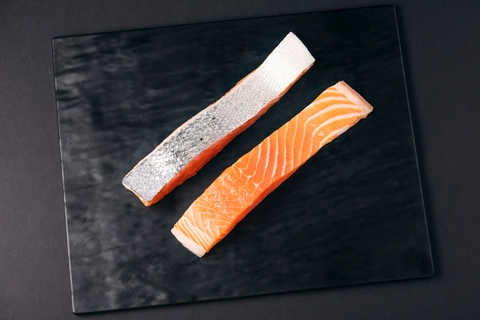 2 Pavés de saumon ASC avec peau